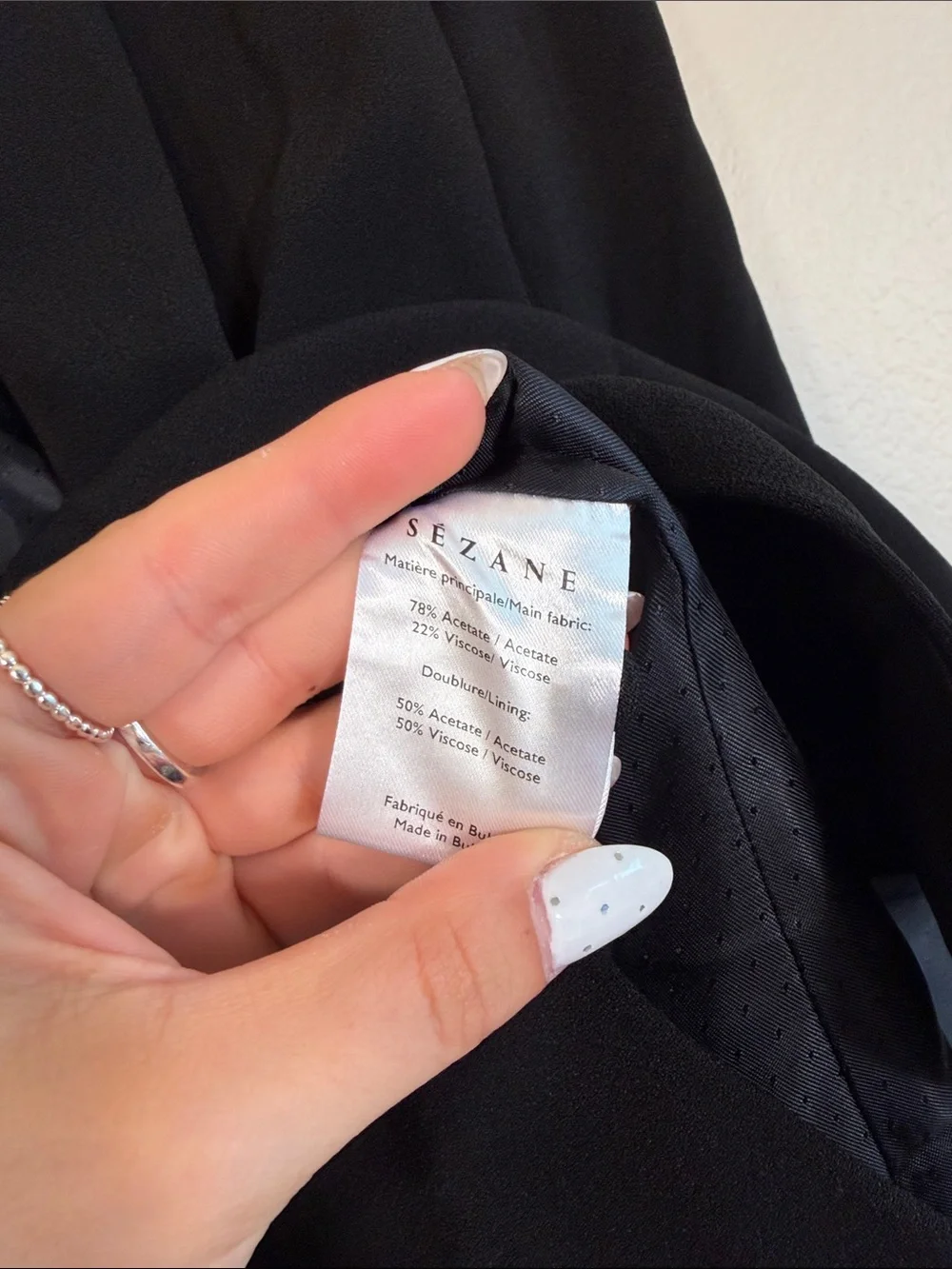 Sezane Sarina Blazer in Black - 36 (US 4)